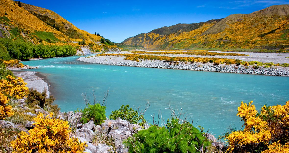 Waiau River, Hanmer Springs, New Zealand