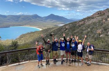 Group at scenic lookout