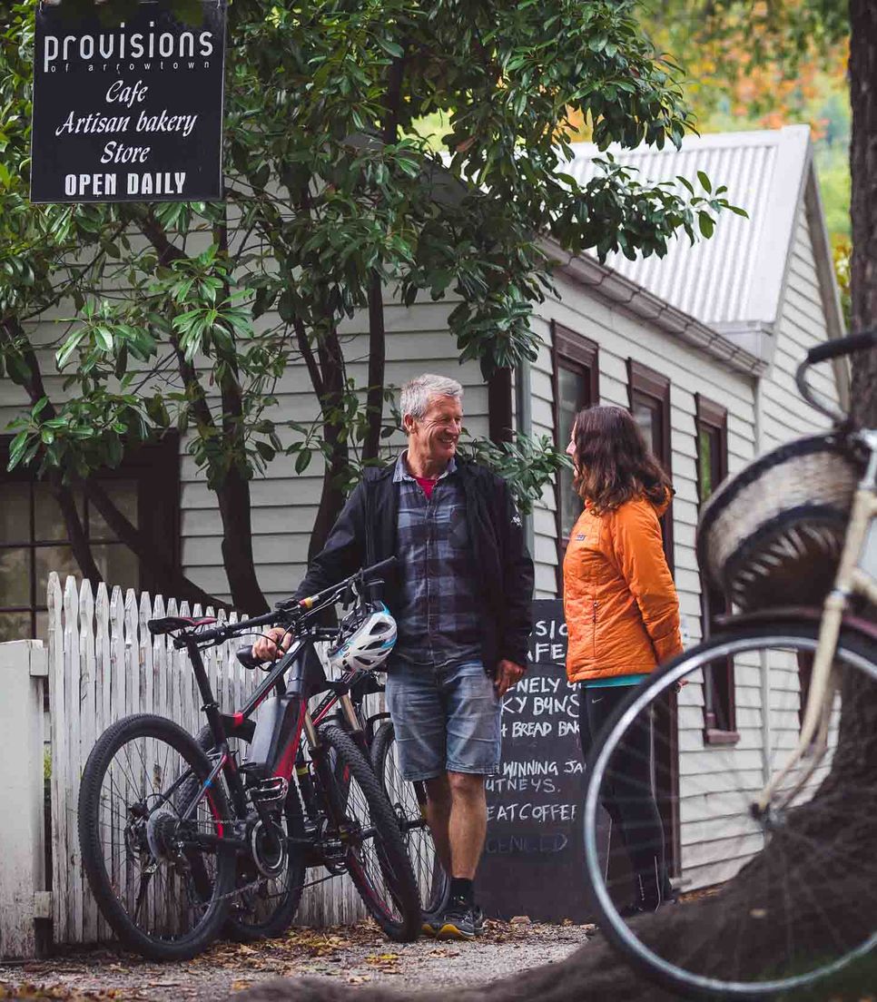 Bike quaint Arrowtown and discover the charm of the region