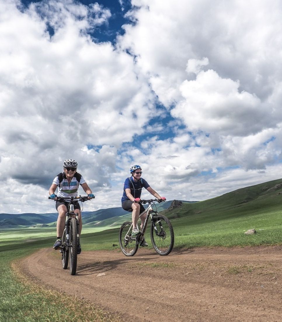 Cycle to your hearts content in the massive valleys of Mongolia