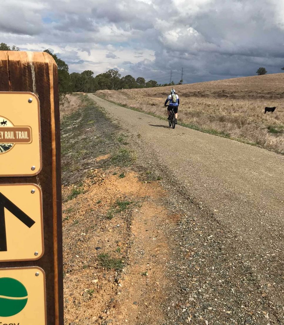 Enjoy the wide expanses on this iconic rail trail