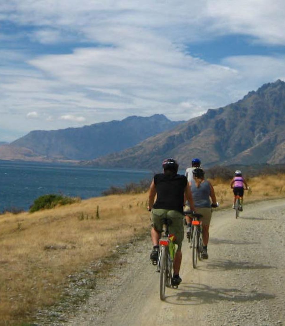 Soak up the fantastic vistas from the back of a bike