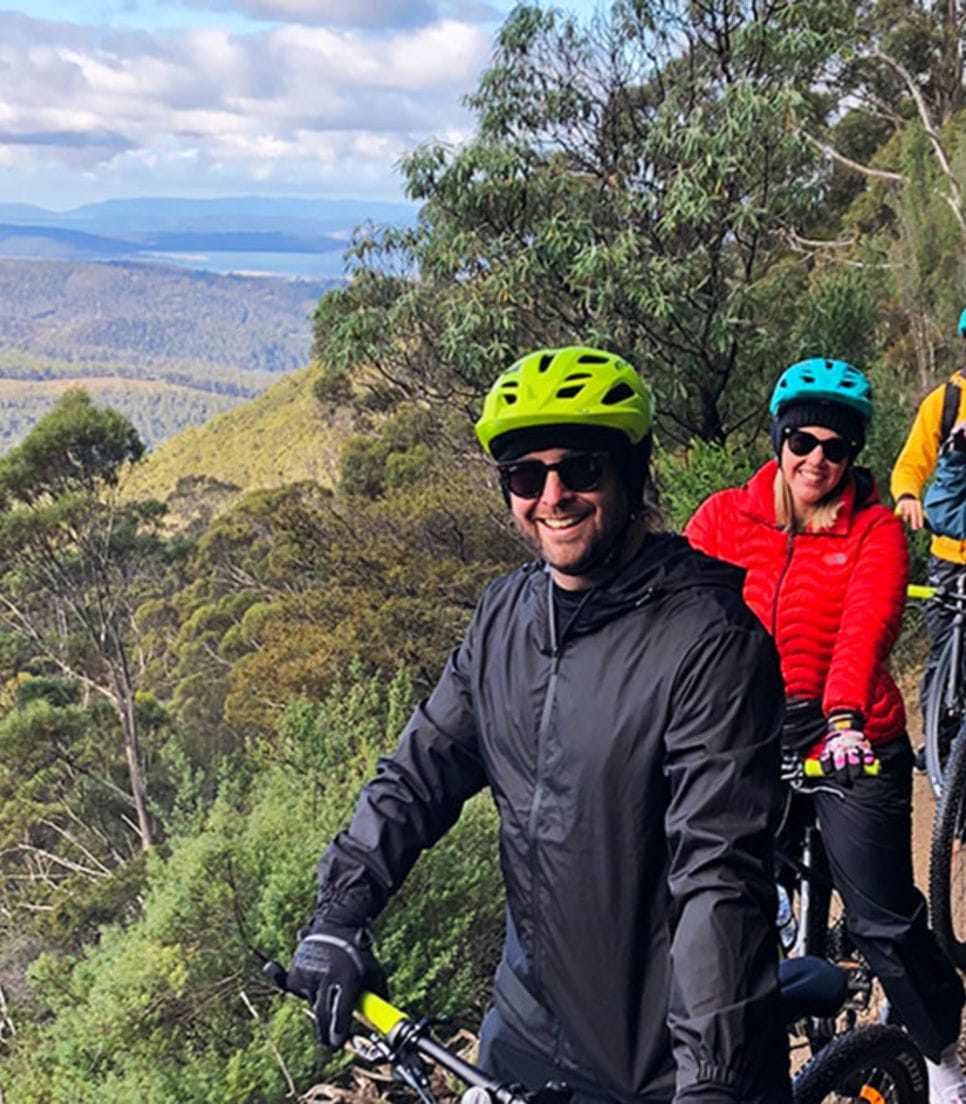 Experience a fantastic route giving you the best of both worlds as you ride part on the road and part on an easy and beautiful trail back down