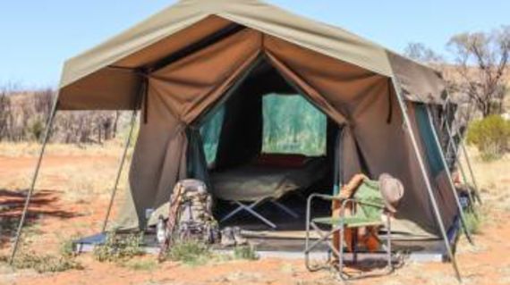 Sleep under a million stars in comfortable safari-style tents