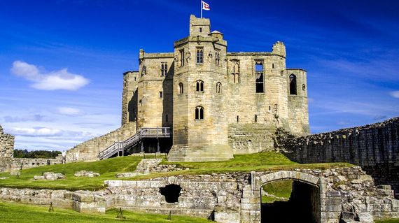 Follow a route through North England and Scotland that's dotted by majestic castles