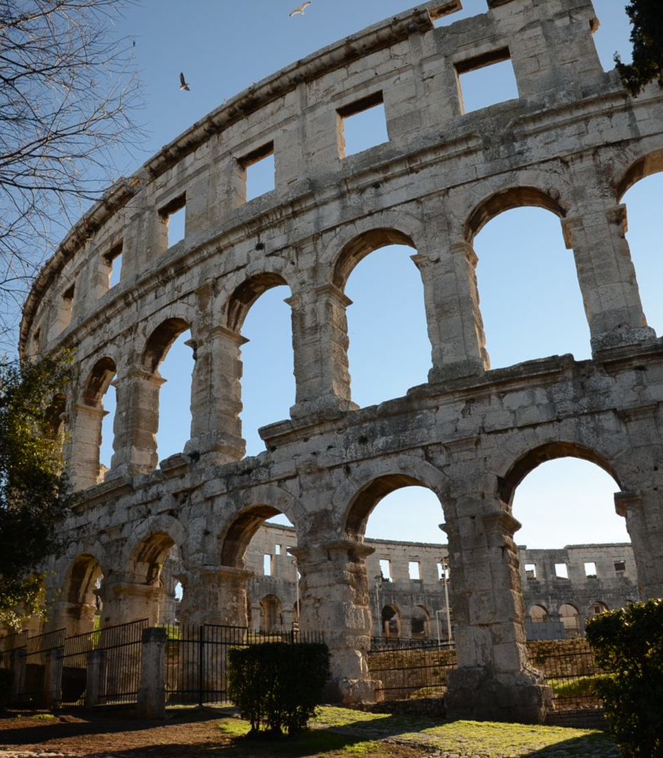 Are you in Italy or Croatia? Discover the remnants of an ancient past when Romans ruled the country