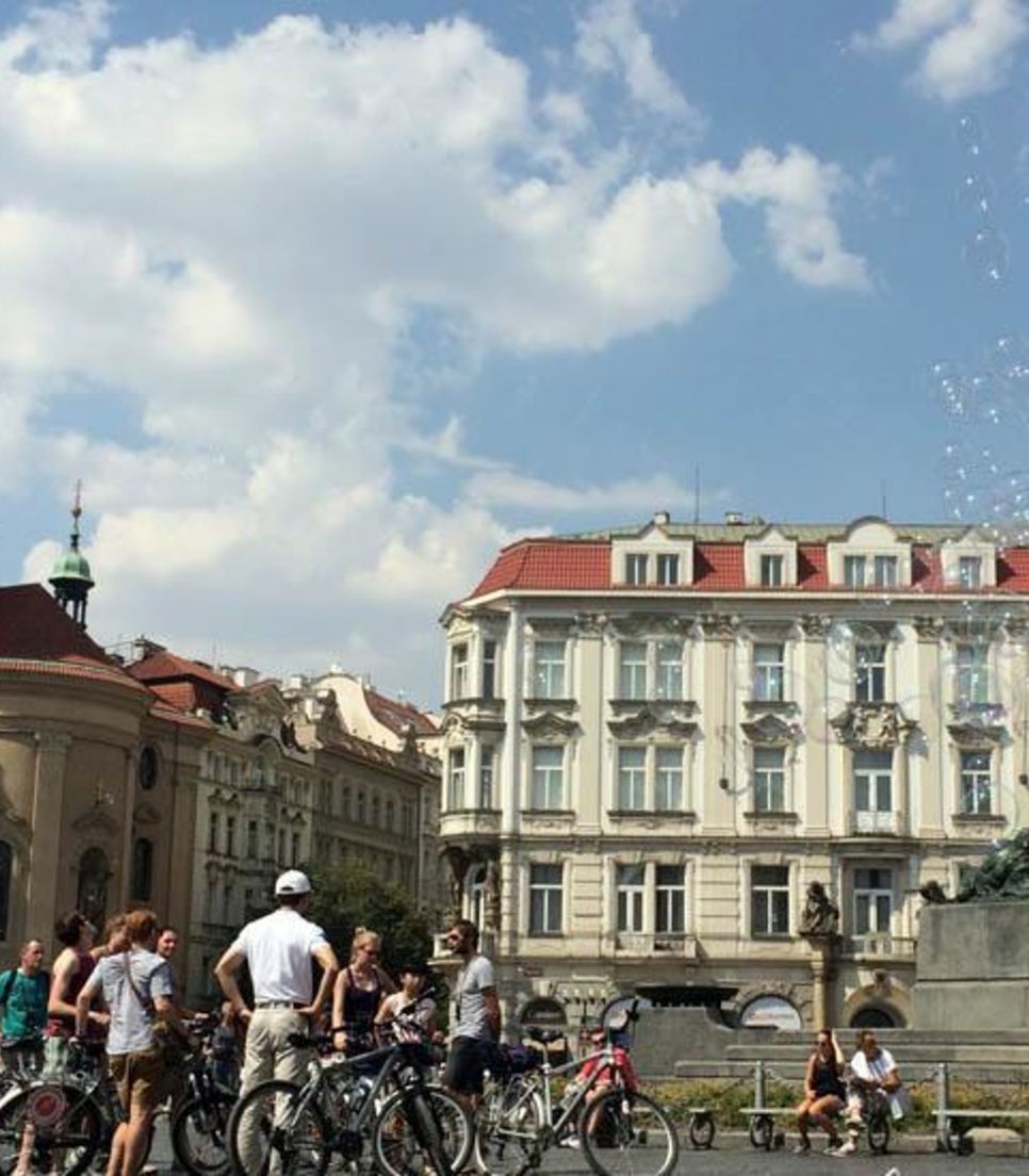 Explore the square and surroundings in the original heart of Prague
