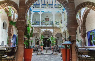 Riad al Madina courtyard
