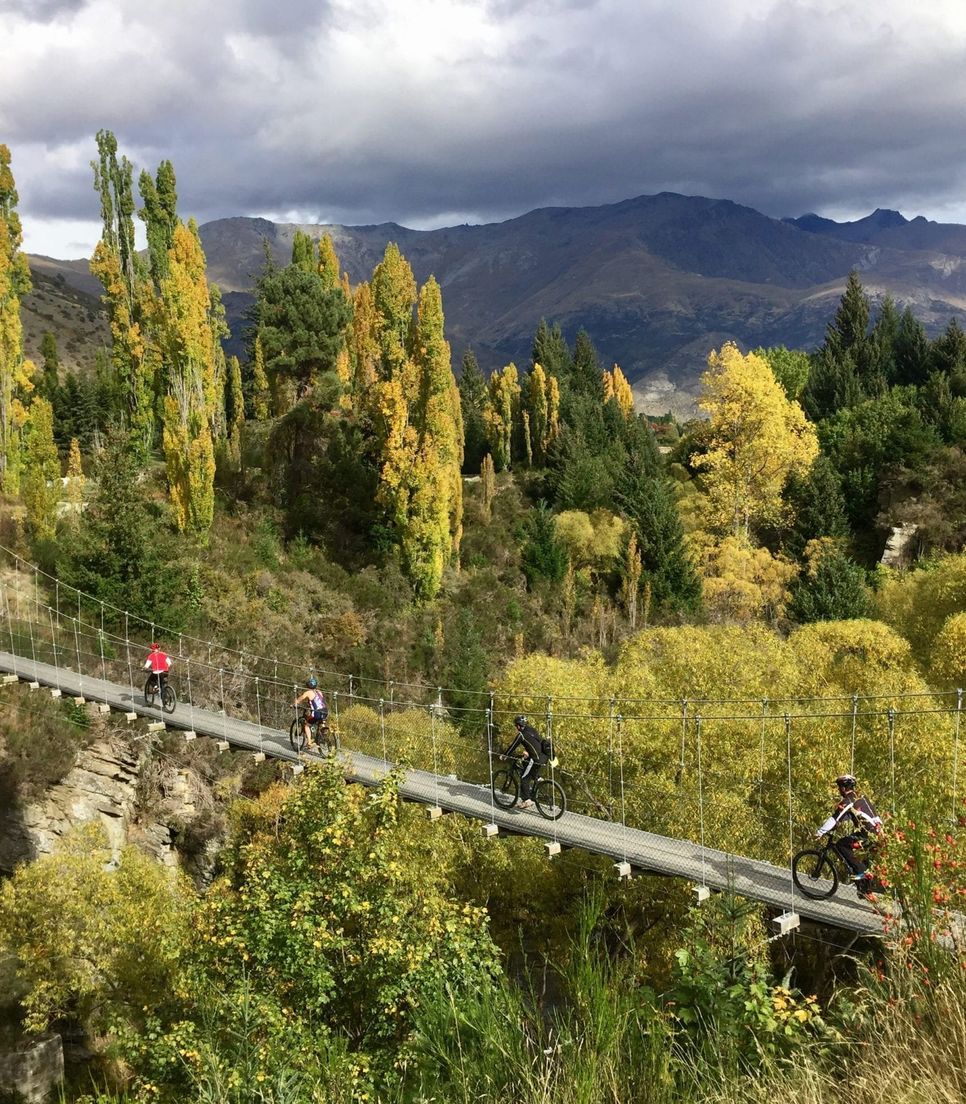Surreal cycling moments will be the norm as you go through beautiful Queenstown
