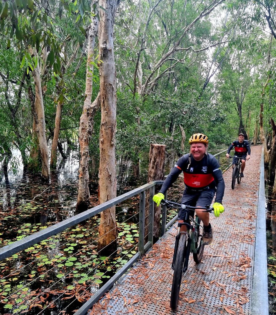 Ride among the trees and experience peaceful biking in the NT