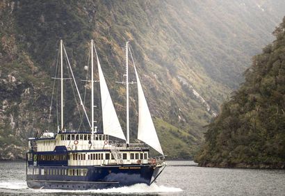 Stay and cruise Doubtful Sound on a Luxury Yacht