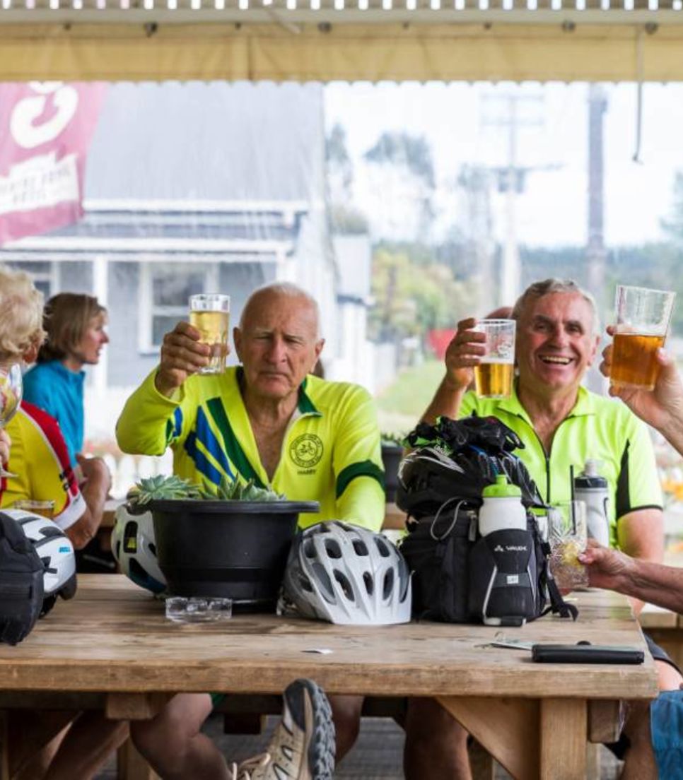 Join a like-minded group of keen cyclists and form new friendships along the ride