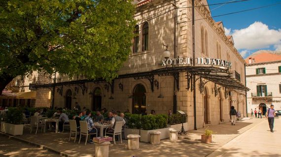 Stay in the heart of Trebinje in this historic hotel for the night.