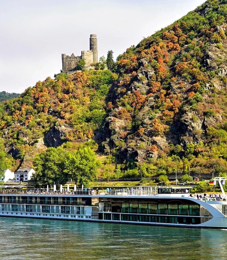 Travel through four countries in the luxurious comforts of a river cruise ship