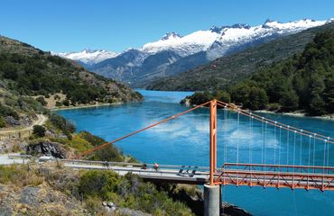 Bridge over General Carrera Lake