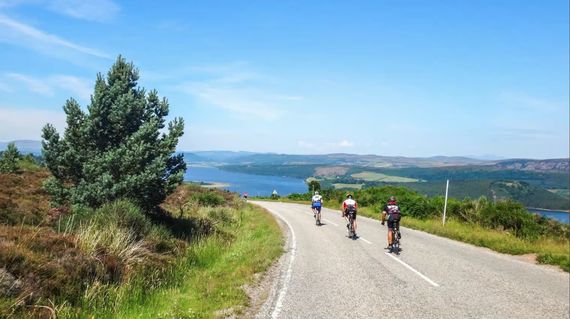 Cycle through the beautiful Cumbrian landscape as you push towards Scotland