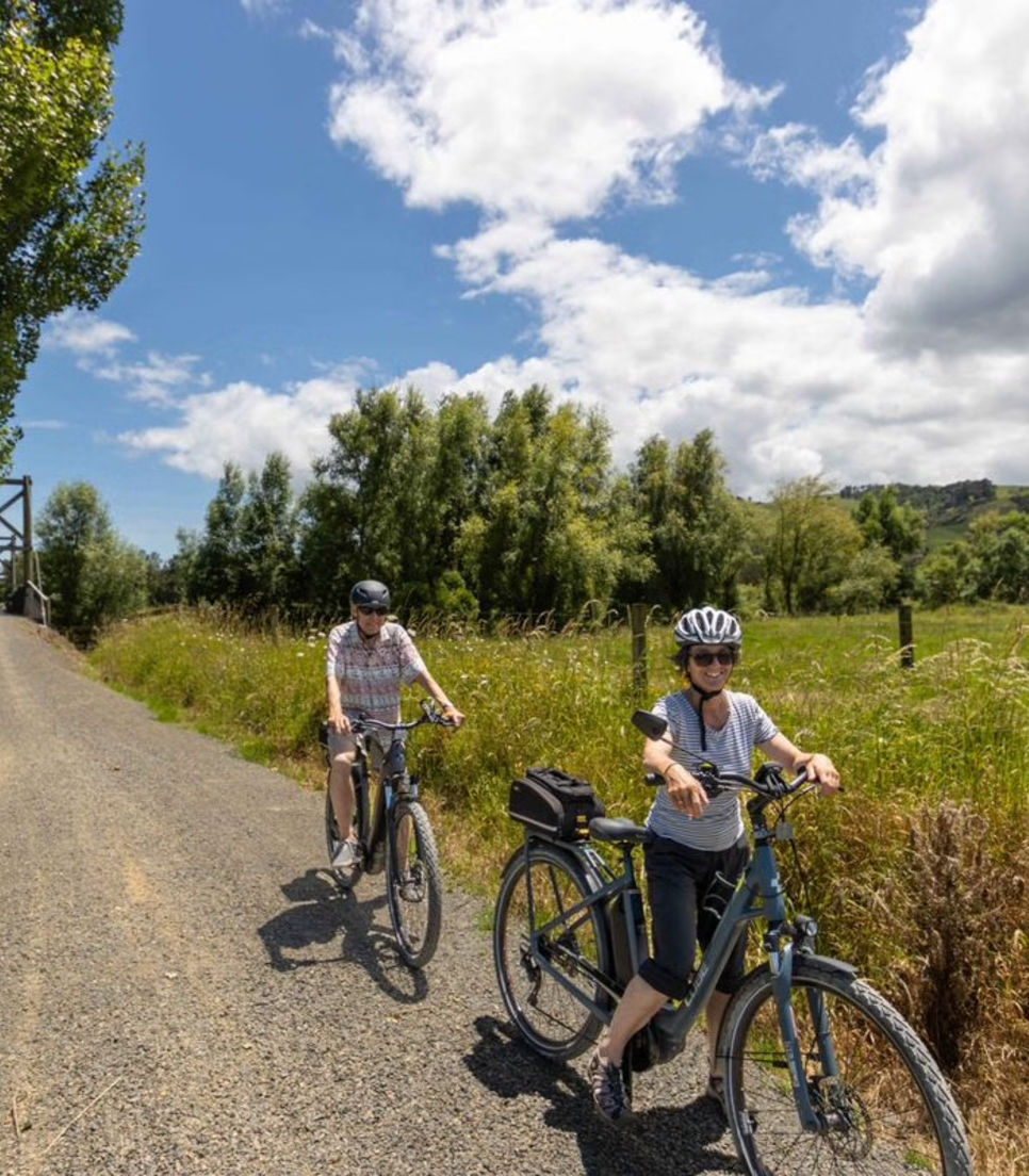 Pedal through a stunning part of the North Island of NZ