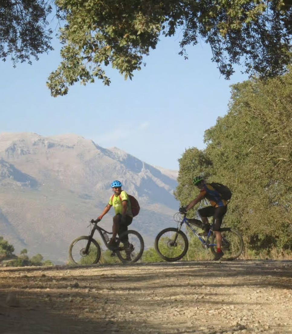 Mountain bike amongst some of the finest rugged scenery and light