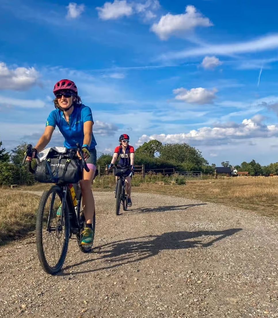 Bicycle tour one of the flattest counties in the UK