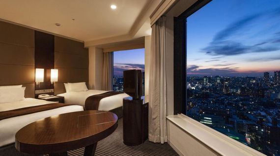 Spend the first few nights at this comfortable hotel in Tokyo