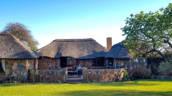 The Lodge is made up of 7 Luxury Chalets, each with their own private patio and en-suite bathroom. The main Lodge provides a Dining area, a TV and games room, bar, swimming pool, free wifi and Boma