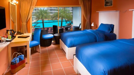 An oceanfront resort nestled on Mae Phim Beach with modern and comfortable rooms