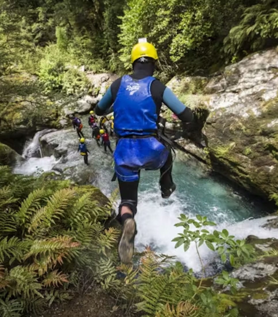 Climb, swim and float through an awe-inspiring world of sculpted rock, crystal pools and crashing waterfalls - all in beautiful natural surroundings over half a day