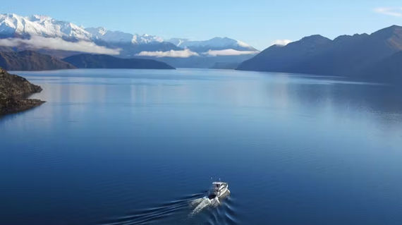 Enjoy a luxury boat cruise on Lake Wanaka to the remote Mou Waho Island nature reserve, home of the lake, on an island, in a lake!