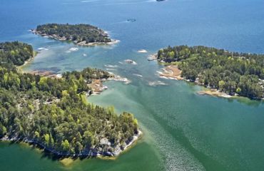 Aerial view islands