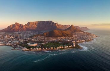 Cape Town aerial shot