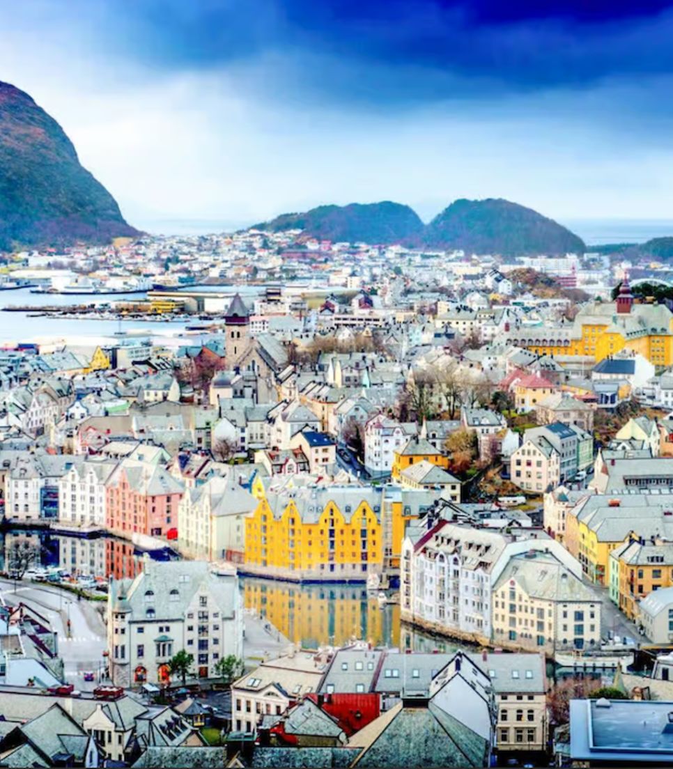 Norway’s most beautiful city showcasing its impressive Art Nouveau architecture 