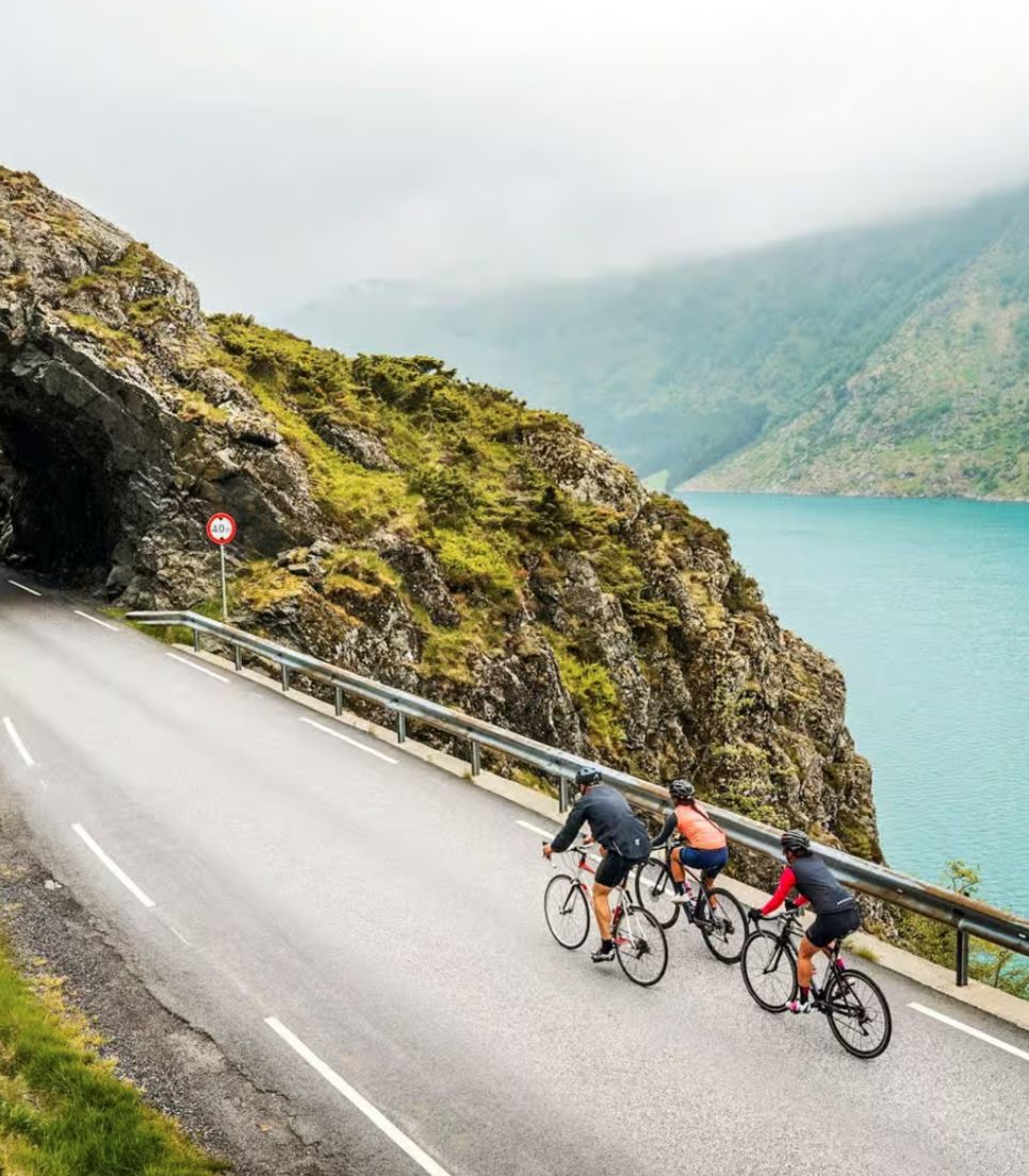 Pure bliss with excellent road cycling and sublime views