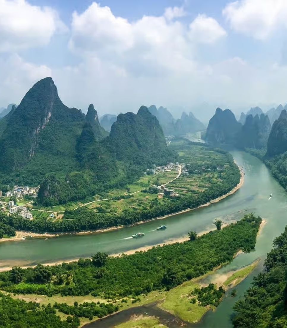 Bike tour China and the beautiful landscapes