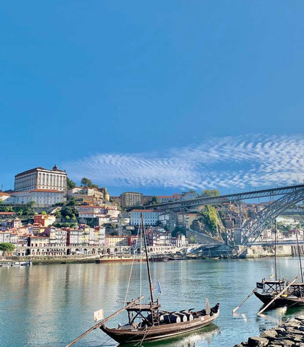 Arrive by boat at the end of the tour into Portugal’s second-largest city 