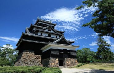 Japanese temple in nature