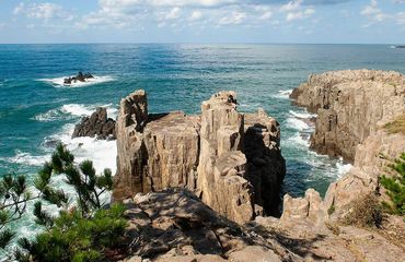 Rugged coastline scenery