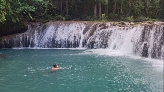 Opportunities abound for swims along the route