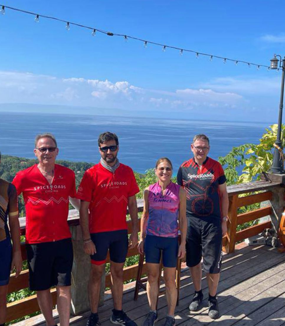 Explore part of the Philippines by bike and enjoy scenic coastal views each day