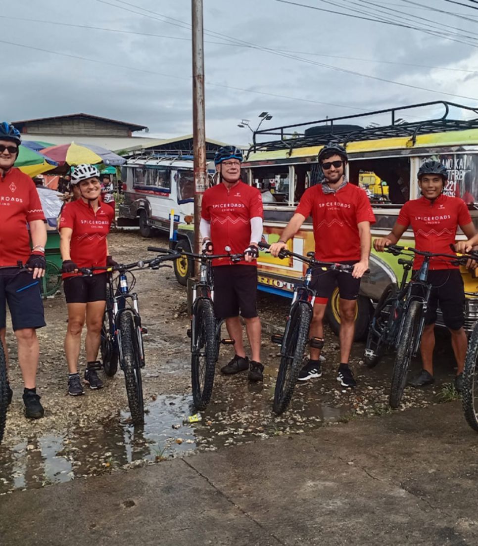 Participate in a group bike tour and make new friends as you go