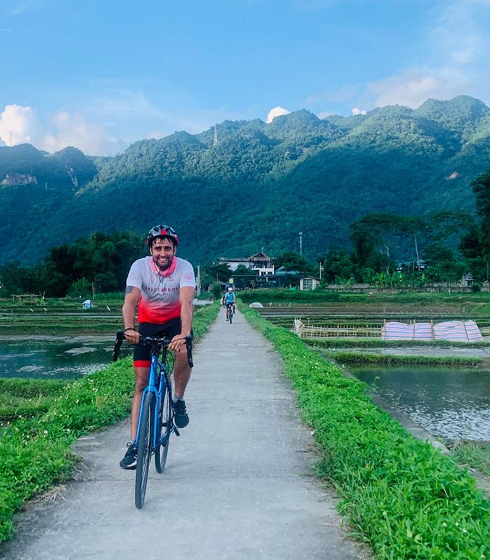 Discover and learn more about Vietnam's rich cultural history as you glide along quiet backroads, charming villages and towering limestones