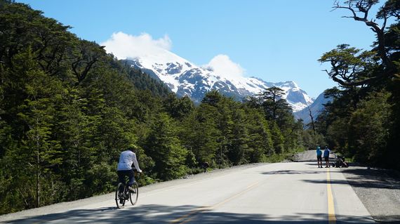 Continue towards the Queulat slope and admire the dramatic scenery