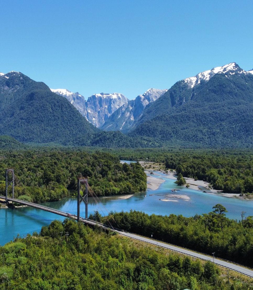Ride along the beautiful Yelcho Lake
