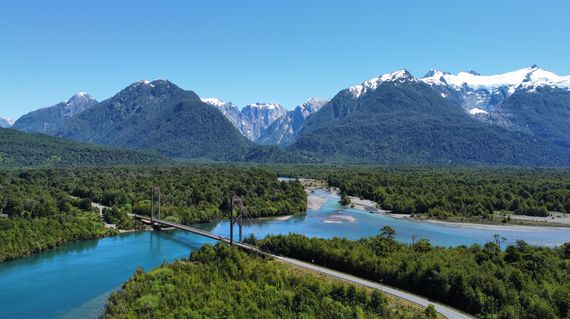 Ride along the beautiful Yelcho Lake