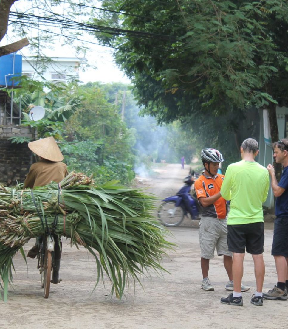 Skip the busy highways and opt for peaceful riding in the villages