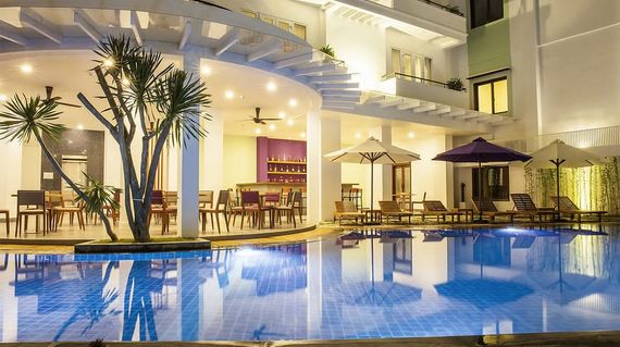 A sleek hotel located right in Hue's city center