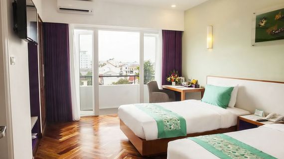 A sleek hotel located right in Hue's city center