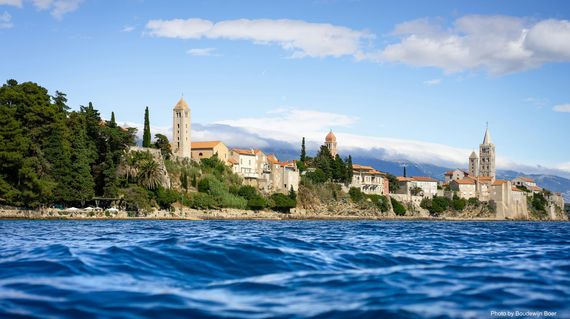 One of the gems of the trip – the gorgeous island of Rab
(Image by Boudewijn Boer)