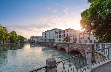 River and buildings in Treviso