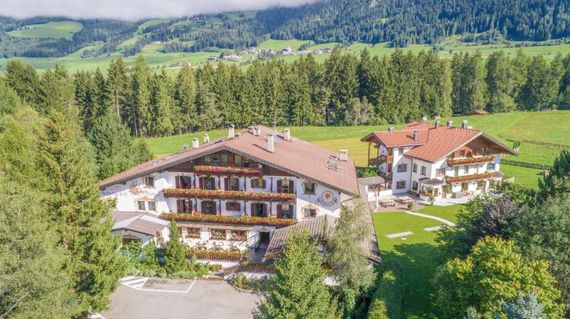 Alpine-style accommodations with gorgeous mountain views