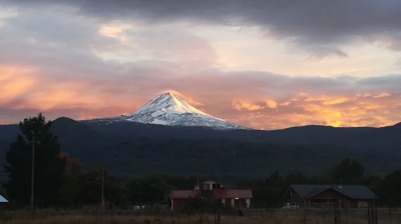 Cycle and see one of the largest and most active volcanoes in Chile